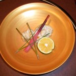 今半白子塩焼き